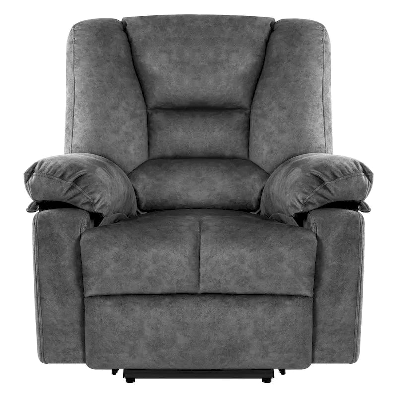 Fauteuil inclinable releveur électrique avec massage, chauffage et minuterie Gris marron
