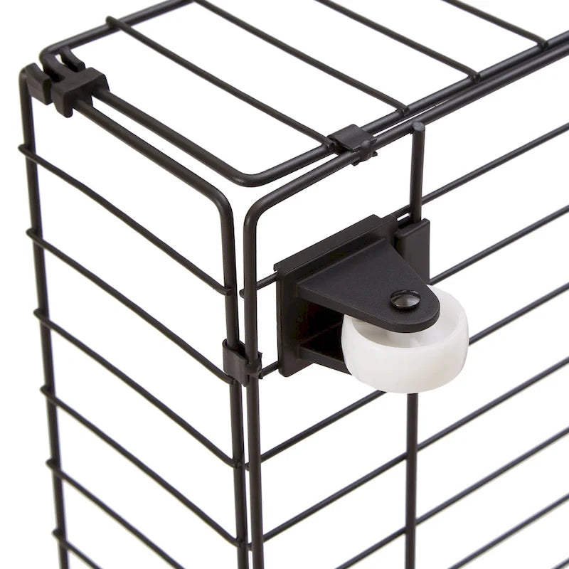 Lit plateforme en métal avec éclairage LED, tête de lit en bois et tiroirs de rangement, marron-noir