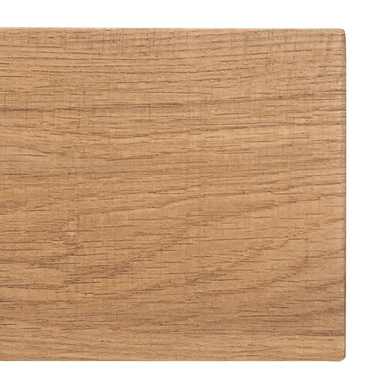 Table à manger avec plateau en bois rustique du milieu du siècle, pieds en épingle en fer noir, chêne gris